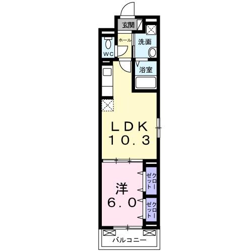 我孫子前駅 徒歩6分 2階の物件間取画像