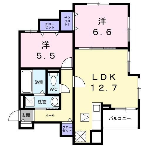 井高野駅 徒歩10分 1階の物件間取画像