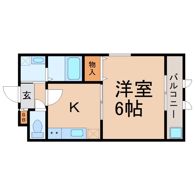 パティオ武庫川の物件間取画像