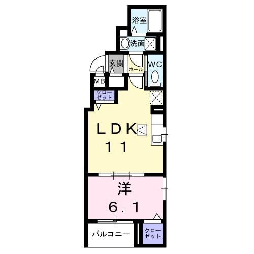 南吹田　駅 徒歩6分 1階の物件間取画像