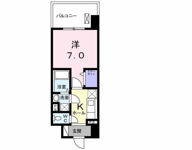 森ノ宮駅 徒歩8分 4階の物件間取画像