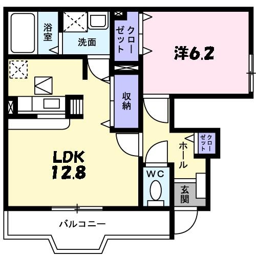 ヴィオラ花山の物件間取画像