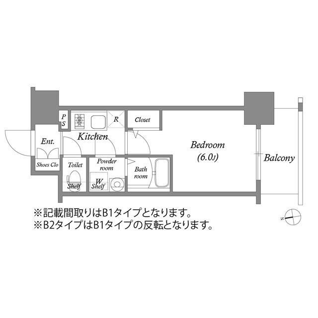 大正駅 徒歩2分 3階の物件間取画像