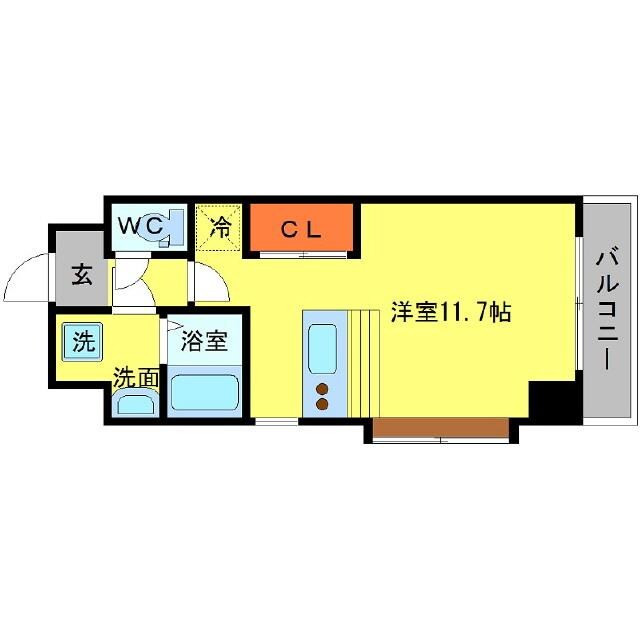 江坂駅 徒歩11分 6階の物件間取画像