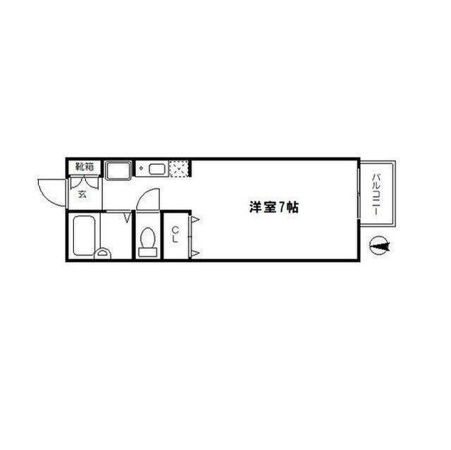 ハイドパークⅠの物件間取画像