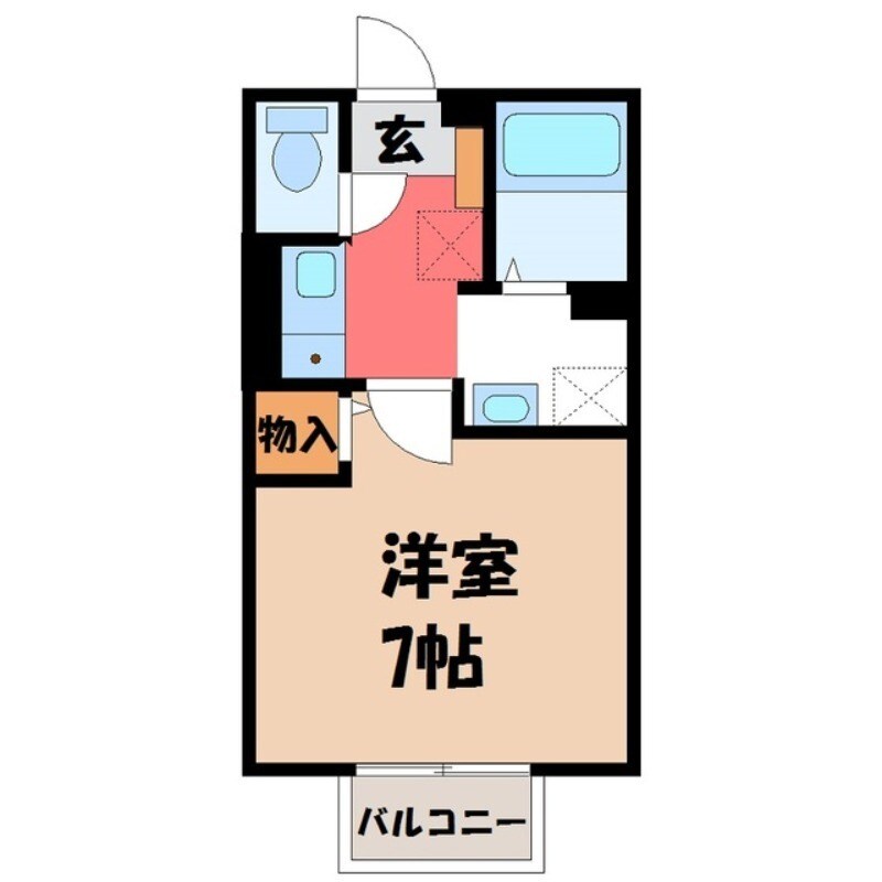 鶴田駅 徒歩11分 1階の物件間取画像