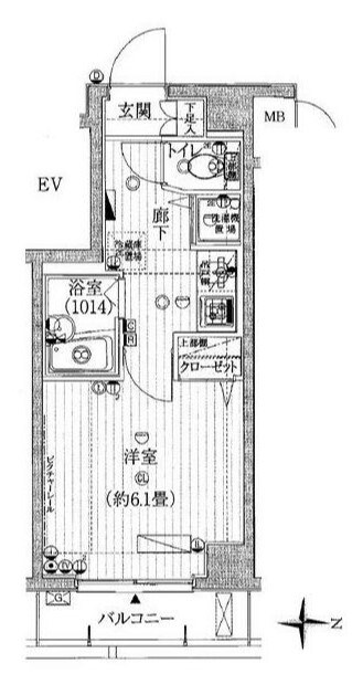 プレール・ドゥーク亀戸Ⅲの物件間取画像