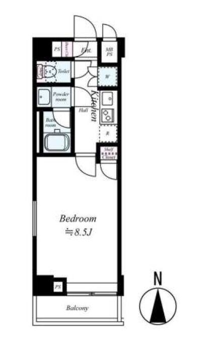 ルーブル亀戸の物件間取画像