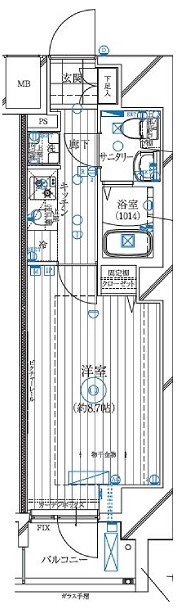 レガリス亀戸（REGALIZ亀戸）の物件間取画像