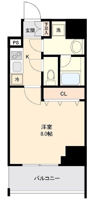 リテラス大島の物件間取画像