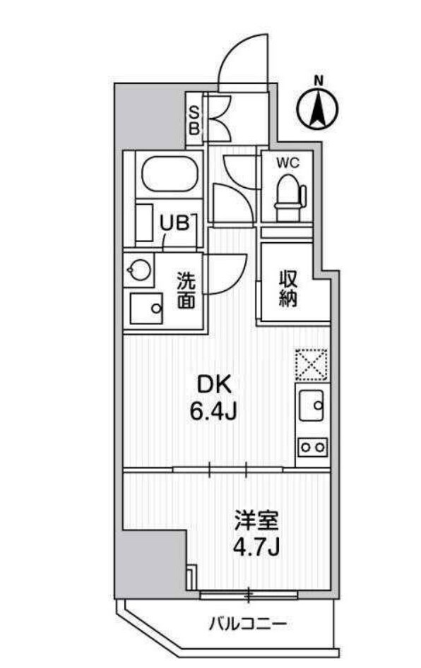 オルタナ亀戸Ⅲ（ALTERNA亀戸Ⅲ）の物件間取画像