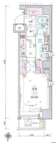 リヴシティ錦糸町参番館の物件間取画像