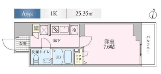 ティーテラス西大島の物件間取画像