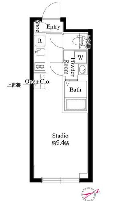 アラート亀戸の物件間取画像