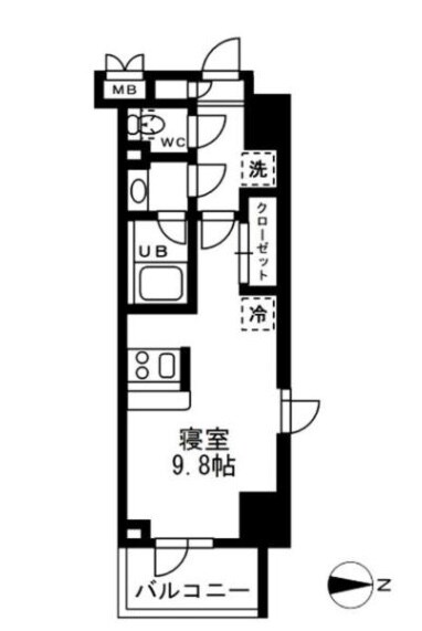 レジディア亀戸の物件間取画像