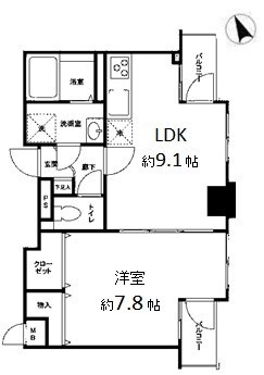 パークヒルズの物件間取画像