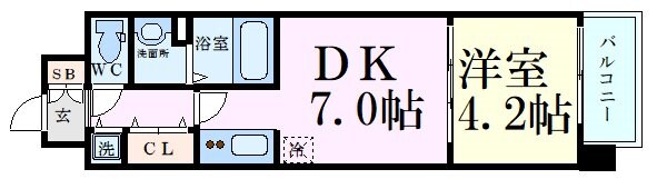 レオンコンフォート梅田北の物件間取画像