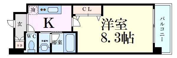 スプランディッド新大阪Ⅲの物件間取画像