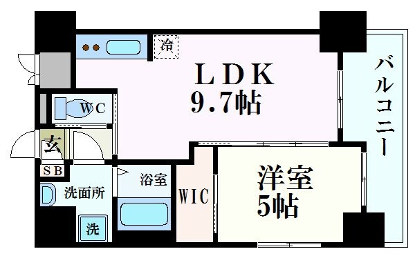 ノルデンハイム江坂垂水町の物件間取画像