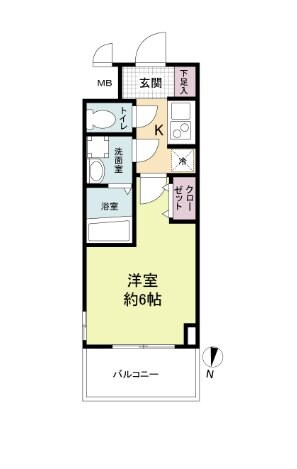 S-RESIDENCE新大阪Gardenの物件間取画像