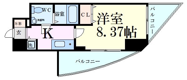 セレニテ新大阪弐番館の物件間取画像