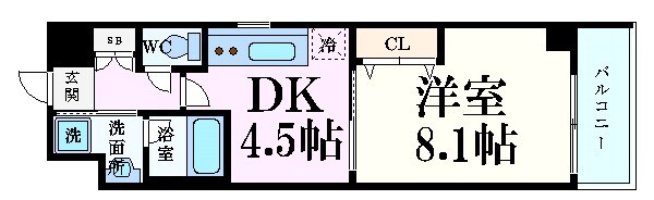 福島駅 徒歩6分 2階の物件間取画像