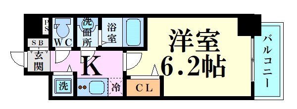 FASTATE　OSAKA　DOMECITY（ファステート大阪ドームシティ）の物件間取画像
