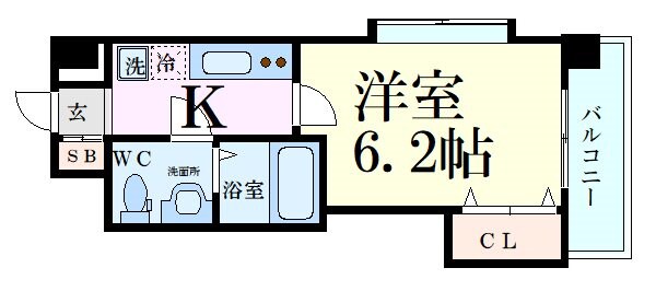 ラグゼ東三国Ⅱの物件間取画像