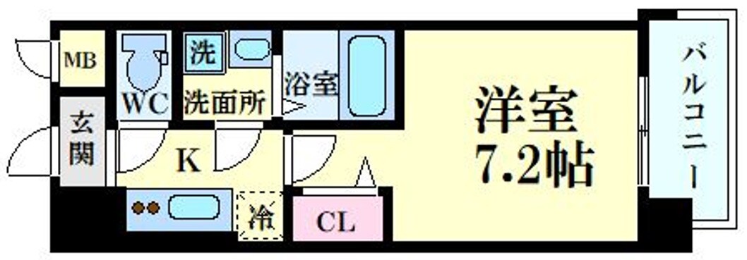 Attirant西三国の物件間取画像