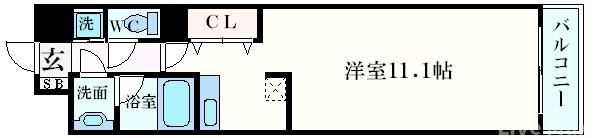 シティヒルズ安堂寺の物件間取画像