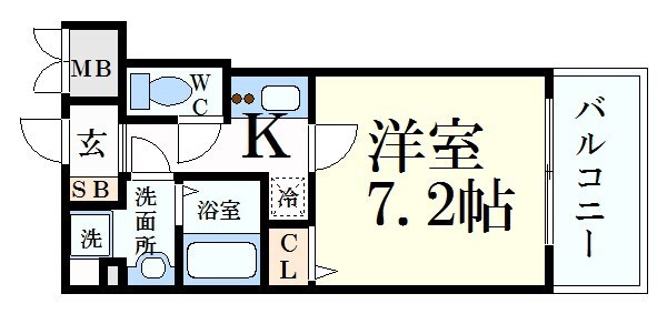 S-RESIDENCE新大阪Ridenteの物件間取画像