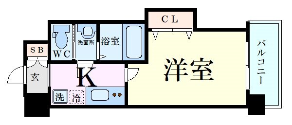 新大阪駅 徒歩10分 12階の物件間取画像