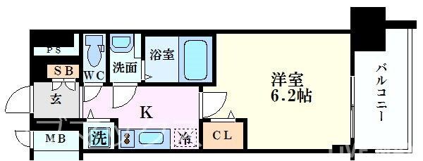 グランカリテ日本橋　の物件間取画像