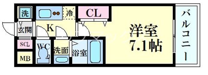 ライジングメゾン新大阪サウスの物件間取画像