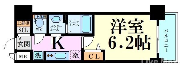 プレサンス堺筋本町ディスティニーの物件間取画像