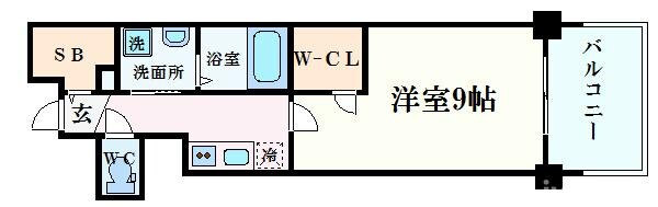 プレサンス堺筋本町駅前　の物件間取画像