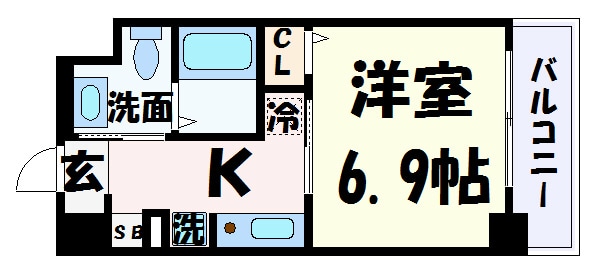 エイペックス北梅田の物件間取画像