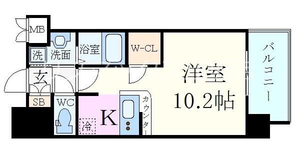 ララプレイス新大阪シエスタの物件間取画像