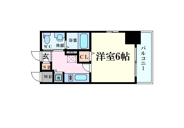 エスリード江坂広芝町の物件間取画像