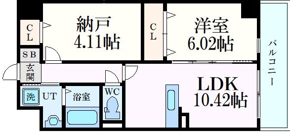 アーバンパーク新大阪の物件間取画像
