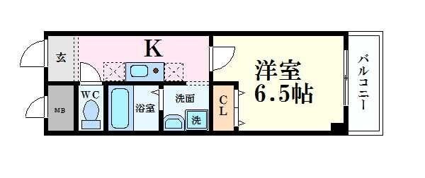 NOB西梅田の物件間取画像