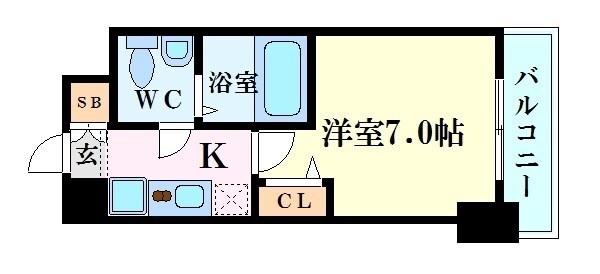 アリビオ江坂南金田の物件間取画像