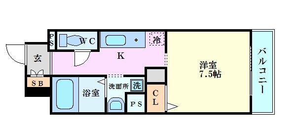 フィオレ・レジデンス出島海岸通りの物件間取画像