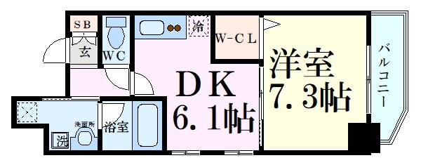 クリスタルグランツ新大阪の物件間取画像