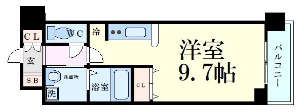 グランカーサ梅田北の物件間取画像