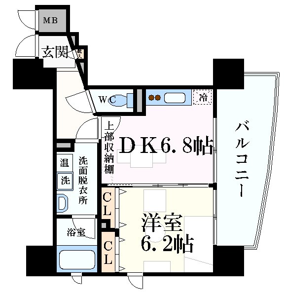 サンレムート江坂2ndの物件間取画像