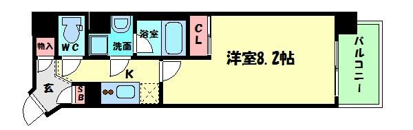 アスヴェル東本町Ⅱの物件間取画像