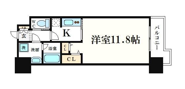 グランシス天満橋の物件間取画像