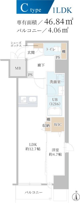 DAIYA STORK 阿波座の物件間取画像