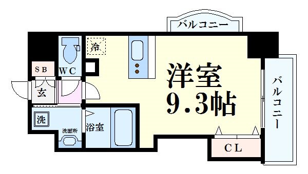 Luxe新大阪Ⅳの物件間取画像